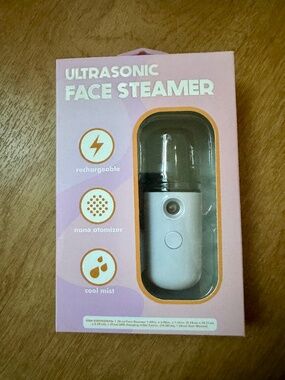 NEW Ultrasonic Face Steamer Nano Mist Sprayer Rechargeable Portable